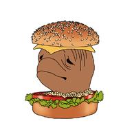 artist:Alpha1641 borglar cheeseburger meat streamer:vinny // 800x800 // 150.8KB