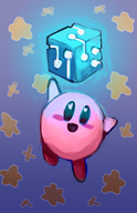 artist:jerge cube game:kirby_planet_robobot kirby // 700x1082 // 412.0KB