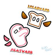 Breadward artist:Indy_Film_Productions game:super_paper_mario meat meatward streamer:vinny // 1920x1920 // 718.1KB