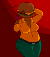 artist:timoteilsd game:tomodachi_life hamburger lewd streamer:vinny // 815x918 // 168.2KB