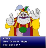 Kefka animated artist:ClumsyDemiurge game:Zelda_The_Faces_of_Evil_Remastered game:final_fantasy_vi morshu streamer:vinny // 768x798 // 1.4MB