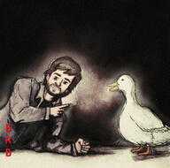 album_cover artist:somerepulsiveimp brb duck illustration parody streamer:vinny // 1433x1420 // 1.8MB