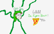 brb green pizza streamer:vinny vinesauce // 2560x1600 // 734.0KB