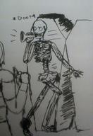 artist:inkyguts castlevania doot skeleton streamer:joel // 1099x1600 // 587.2KB