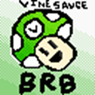 animated brb streamer:vinny vineshroom // 64x64 // 8.8KB