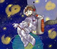 artist:GODUSOPP astronaut red_vox space streamer:vinny // 774x664 // 724.4KB