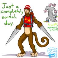 Alfhilde Alfie Jetpack Joeys_Castle Ratto abomination absolute_chaos artist:Major bald diddy_kong game:joey's_castle knife_arms mike monkey_mondays rat streamer:Alfhilde streamer:Alfie streamer:jabroni_mike streamer:joel streamer:mike streamer:vinny vinesauce // 768x768 // 326.7KB
