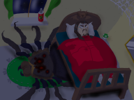 bed creepy dark mushroom night nuclear skull spider spiders streamer:joel // 1600x1200 // 763.9KB