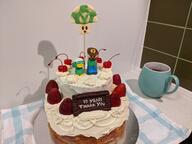 10th_anniversary anniversary artist:linnie birthday birthday_cake cake food food_art game:super_mario_64 scoot streamer:vinny vineshroom // 2499x1874 // 2.6MB
