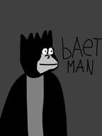 artist:neongrass bart_simpson batman eat_pant streamer:vinny // 768x1024 // 42.9KB