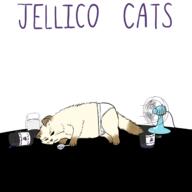 artist:fartingasmr cats jellico_cats jelly_filled_cats streamer:vinny // 1600x1600 // 359.2KB