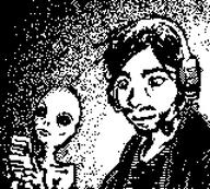 alien artist:JackieW game:game_boy_camera game:game_boy_trash gameboy gnorts streamer:vinny // 640x576 // 38.9KB