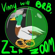 animated artist:HOMEBYMIDNIGHT brb game:duckball streamer:vinny // 800x800 // 465.5KB