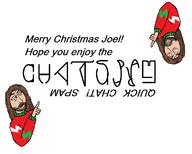 ambigram artist:Temp_user chat christmas spam streamer:joel wordart // 750x600 // 59.3KB