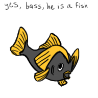 artist:nasnumbers bass fish megaman streamer:vinny // 720x720 // 140.8KB
