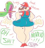 artist:sinpaccy dummythicc game:Diagonal_Mario_World mario streamer:vinny yoshi // 1427x1527 // 1.2MB
