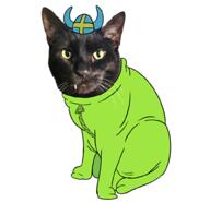 artist:batfinkz cat fren streamer:joel // 996x963 // 469.4KB