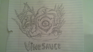 logo mouth vinesauce vineshroom // 2560x1440 // 1.1MB