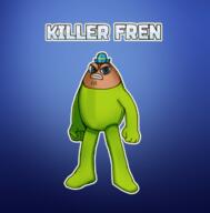 artist:eggcult fren killerbean streamer:joel vargFren // 700x712 // 291.9KB