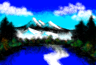 artist:lethargist bob_ross game:mario_paint streamer:joel // 850x576 // 107.2KB