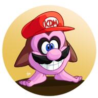 artist:jamearts donkey_kong game:Donkey_Kong_Bananza kirbonkey_mario kirby mario streamer:vinny // 720x720 // 151.0KB