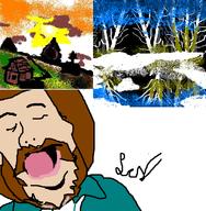 artist:LucianoC bob_ross bobnut game:mario_artist_paint_studio streamer:joel // 630x645 // 221.6KB