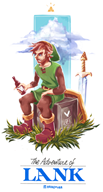 artist:kainomura game:zelda_2 legend_of_zelda streamer:vinny vinesauce // 338x628 // 233.9KB