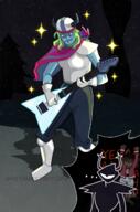 artist:NotAWesternSpy dess_holiday game:deltarune roaring_knight streamer:joel // 848x1280 // 953.0KB
