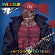 artist:HotDoggsAreKool game:Shotgun_Mario_64 mario streamer:joel // 720x720 // 570.1KB