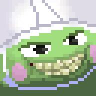 artist:RiXar-Player cursed game:animal_crossing pixel_art scoot streamer:vinny teeth_scoot // 256x256 // 2.9KB