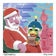 artist:tiny_crusader chat christmas meat mr_dink scoot shrimp_vendor streamer:vinny // 1000x1000 // 536.4KB