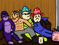 Black_Metal Fien artist:obamaminecraftgaming bonzi_buddy bulk_bogan fren metal pixel_art smakis streamer:joel // 992x748 // 23.8KB
