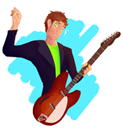 guitar streamer:vinny // 2300x2500 // 1.0MB