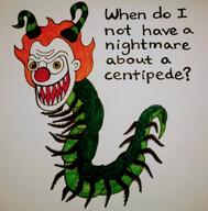 artist:mountainenemy centipede clown nightmare streamer:vinny // 707x720 // 112.2KB