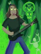 artist:morpherence guitar scythelord skeleton streamer:joel // 720x960 // 306.0KB