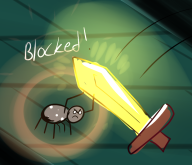 artist:keirakain game:the_keep spider streamer:vinny sword // 725x624 // 291.0KB