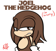 artist:duckydeathly im_sorry joel_the_hedgehog sonic_the_hedgehog streamer:joel // 1050x966 // 147.9KB